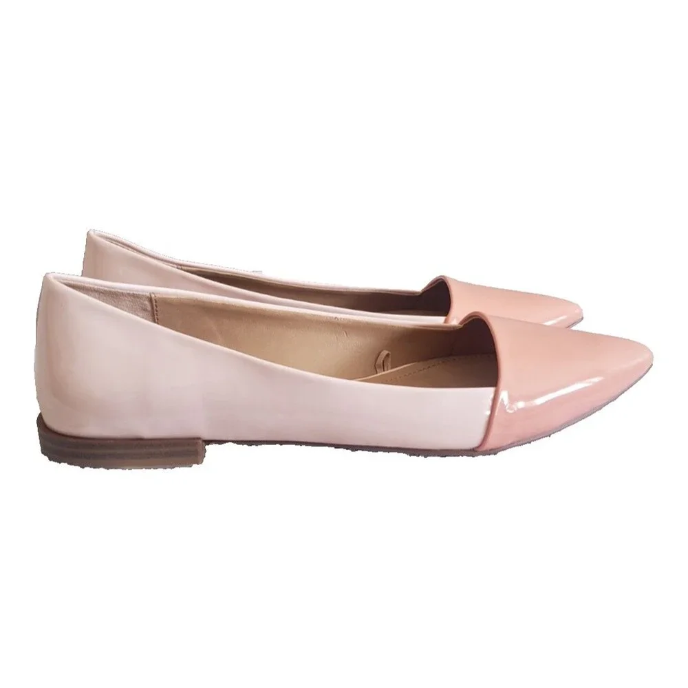Zara Trafaluc Women's Flats Slip On Shoes Peach/ Pink Women's Size 6.5 EU 37